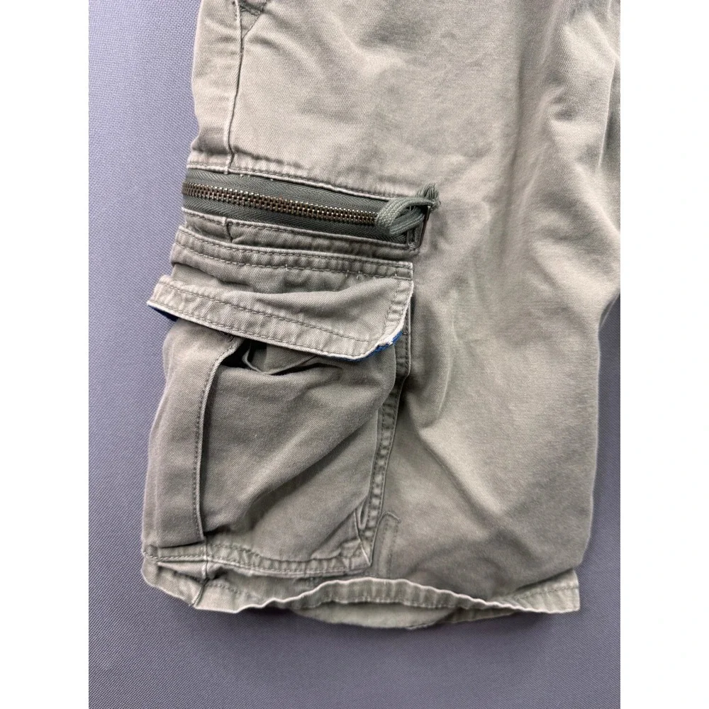 Levi's Workwear Cargo‎ Pants Boys Olive Green Canvas 16 Regular